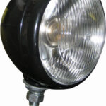 Phare rond noir d.160mm CE