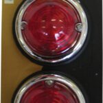 Paire de feux de position Rouge 70mm