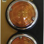 Paire de feux de position Orange 70mm