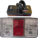 Feu arrière remorque rectangulaire LED